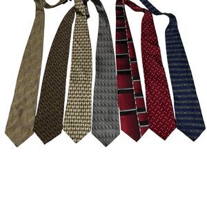 Bill Blass Mixed Lot 7 Mens Neck Tie Silk Classic Dress Work Event Multicolor 69